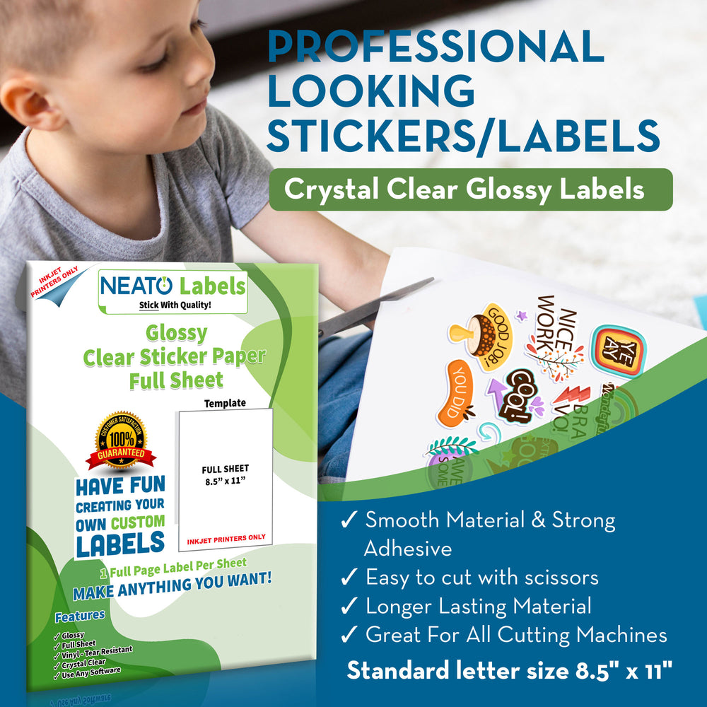 Personalised Clear & Transparent Sticker & Label Printing