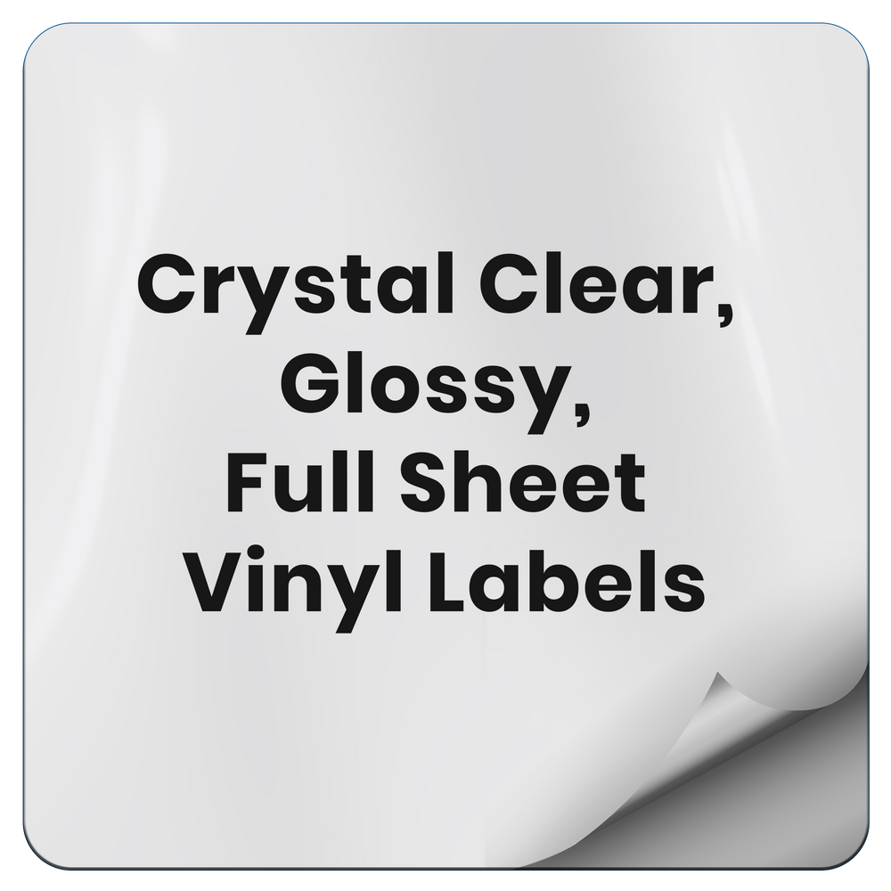 A4 Transparent Clear Glossy Self Adhesive Sticker Printing Paper